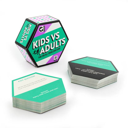 Hexagon Kids Vs Adults - Fun For All Trivia Game