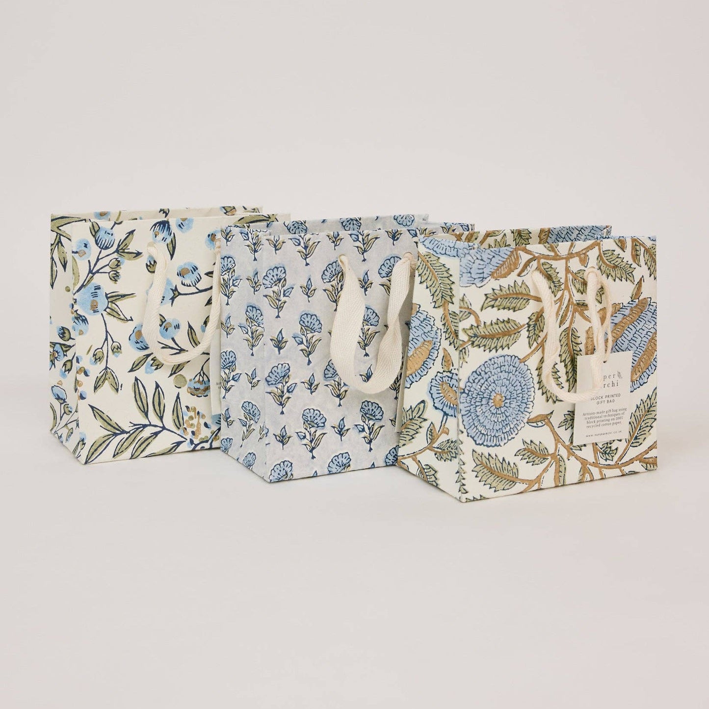 Small Block Printed Gift Bags