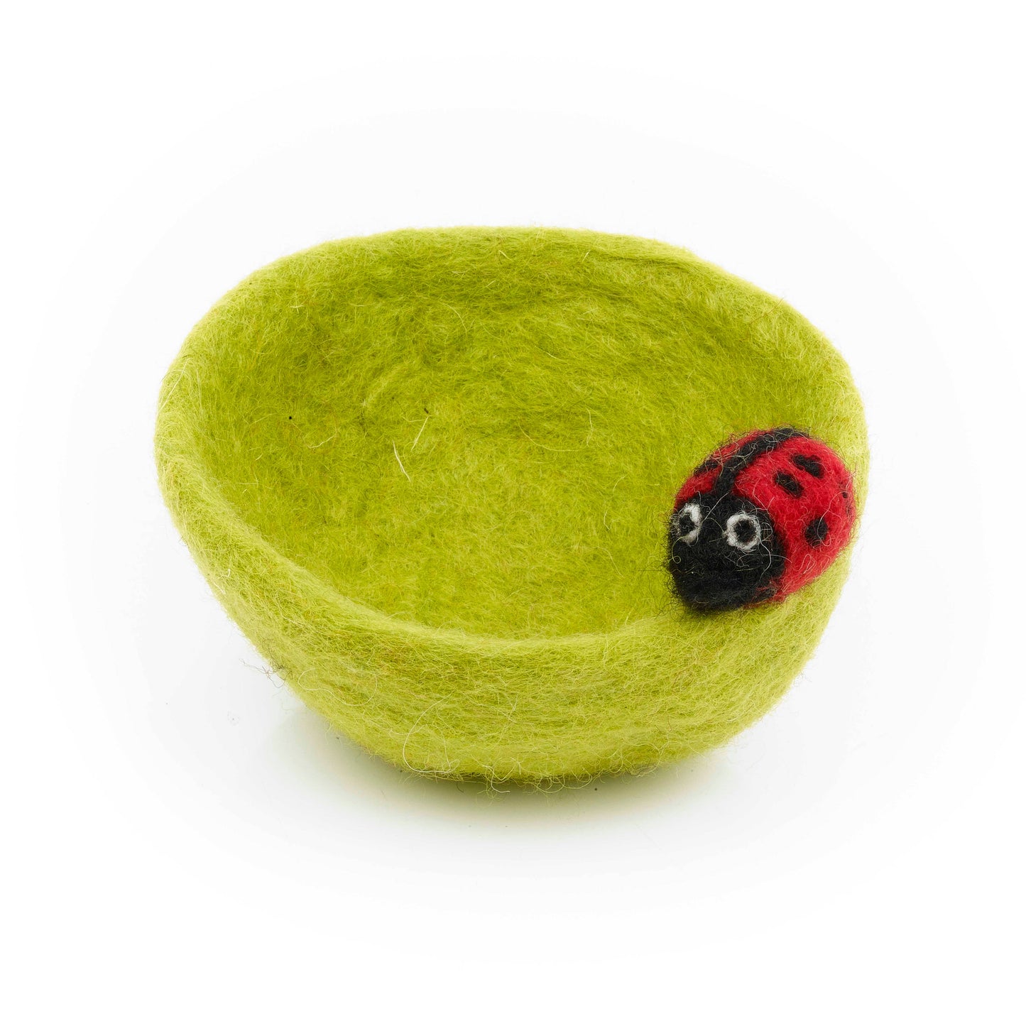 Handmade Ladybird Felt Bowl