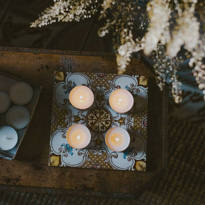 Box of 9 Premium Scented Tealights - Nutmeg & Cinnamon