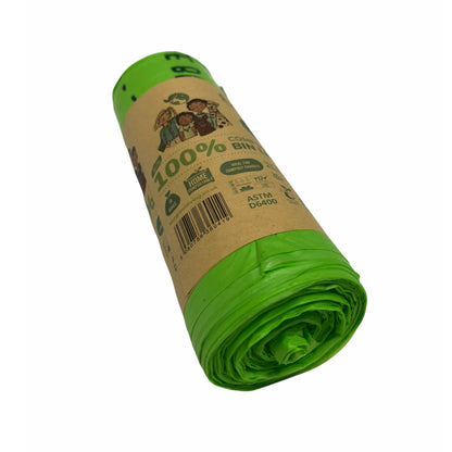 Eco Green Living Compostable Waste Bags 10L- 18 Bags