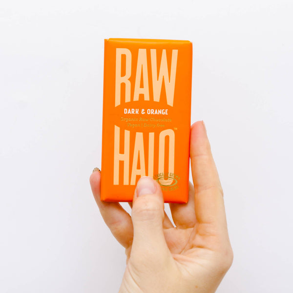 Dark & Orange Organic Vegan Chocolate Mini Bar 35g