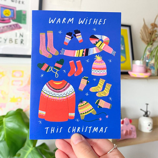 Warm Wishes Christmas Card