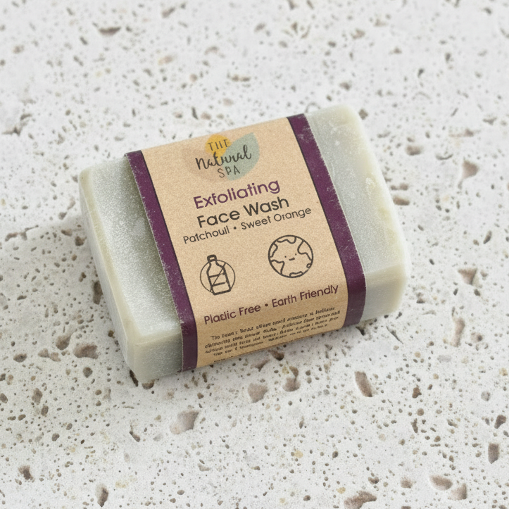 Exfoliating Face Wash - Clary Sage, Patchouli + Citrus