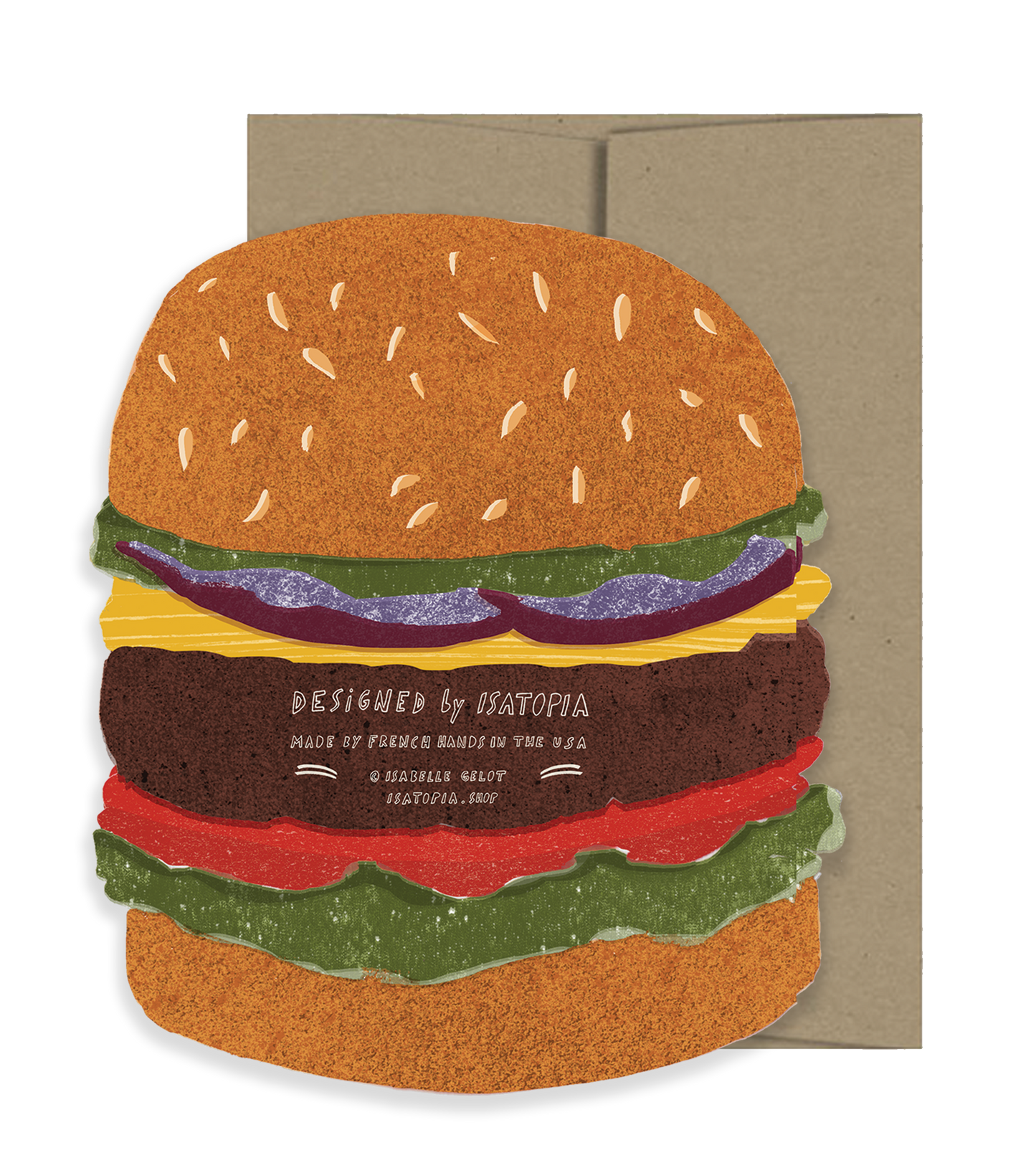 American Hamburger Card