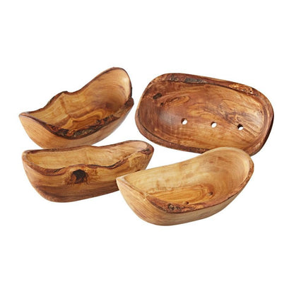 Natural Olive Wood Soap Dish