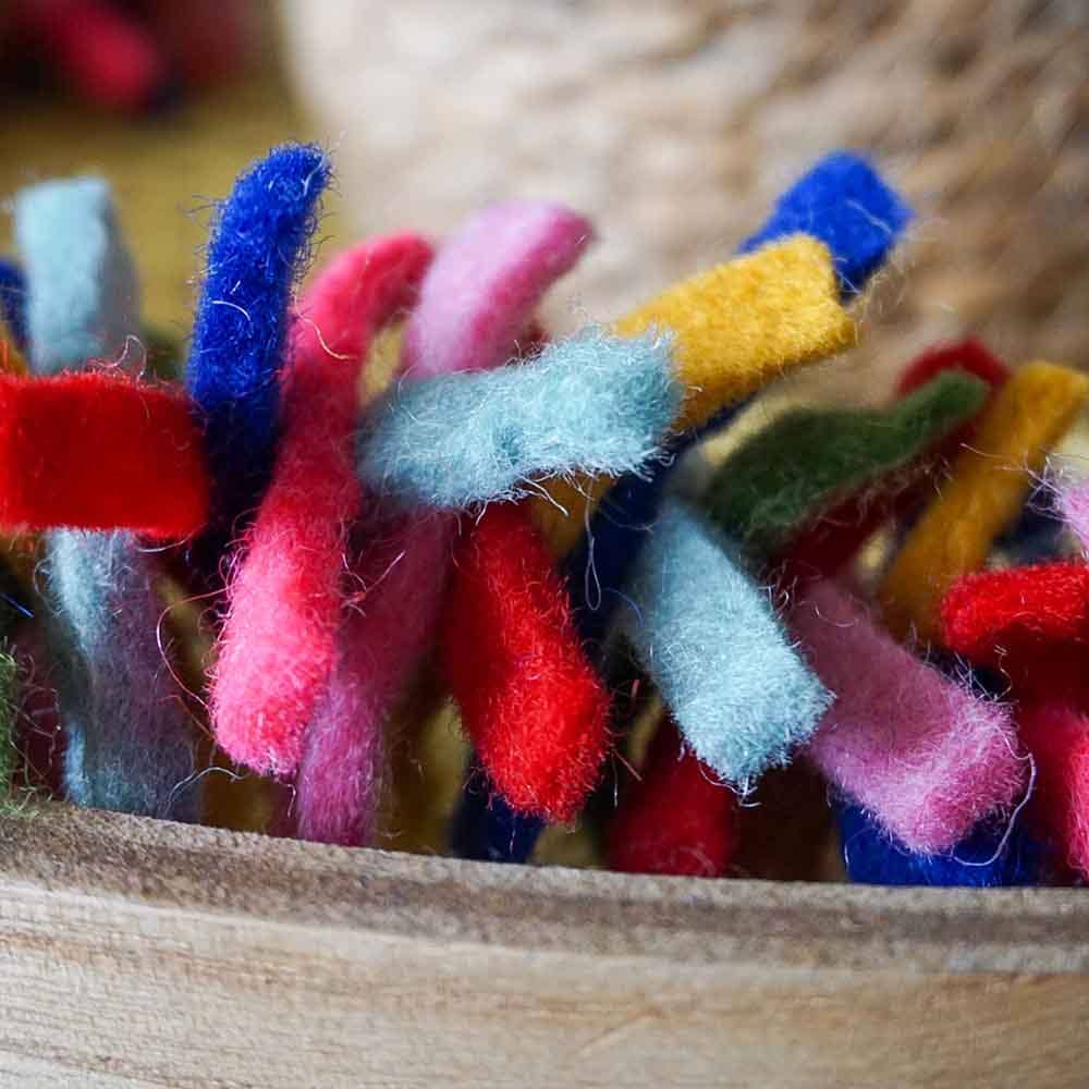 Fairtrade Hand Felted Confetti Garland