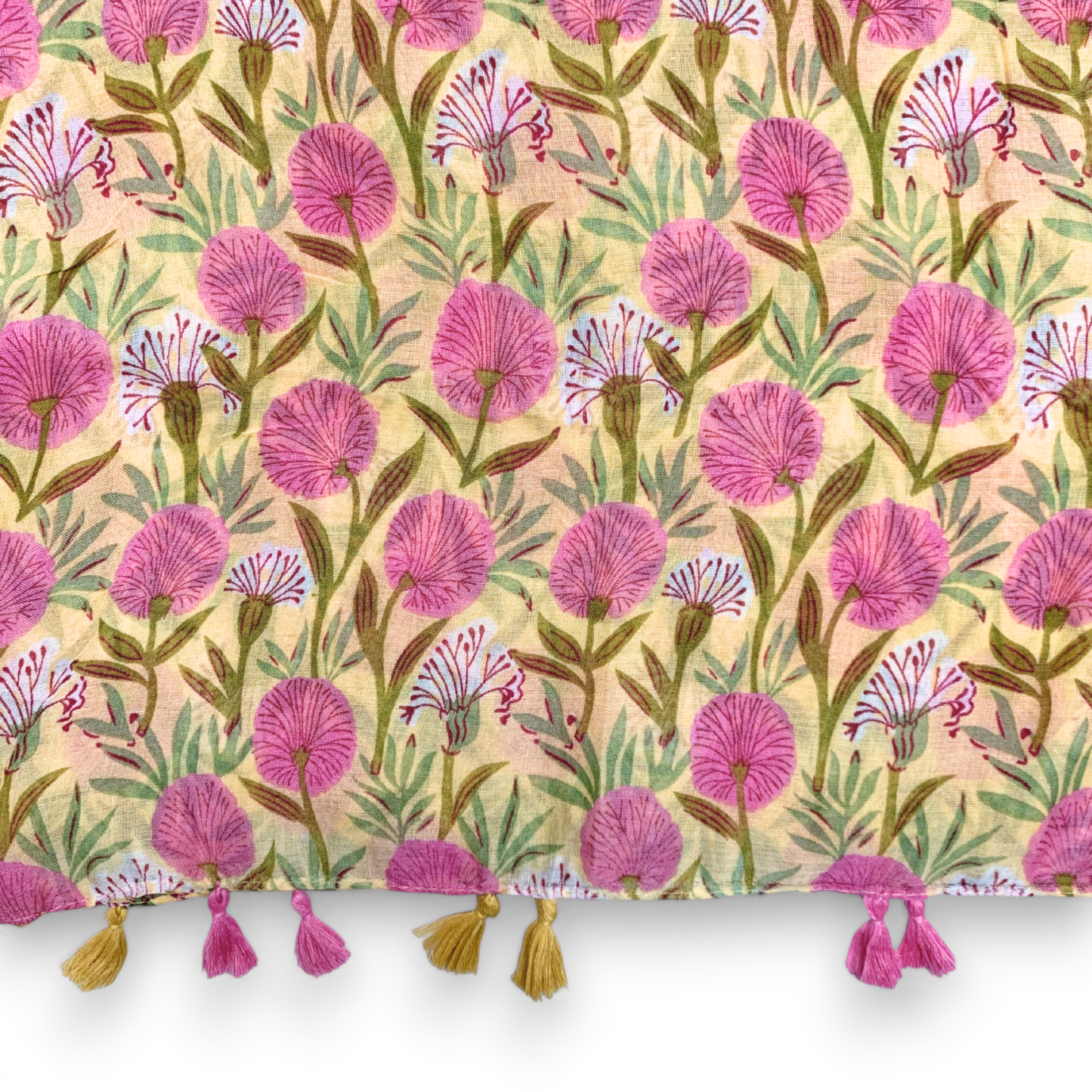 Geraniums Floral Print Scarf