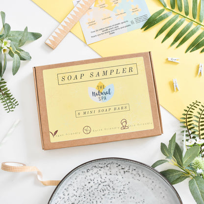 The Natural Spa Handmade Soap Sampler Mini Set - Letterbox Gift