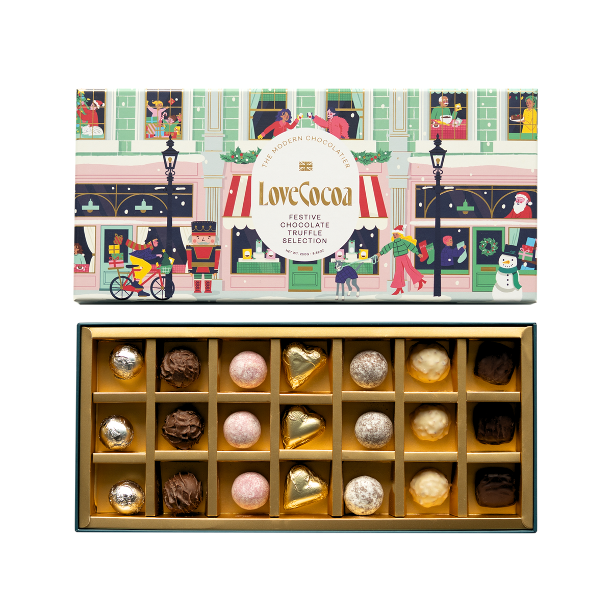 Love Cocoa - Festive 21 Piece Christmas Truffle Box