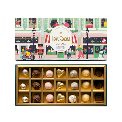 Love Cocoa - Festive 21 Piece Christmas Truffle Box