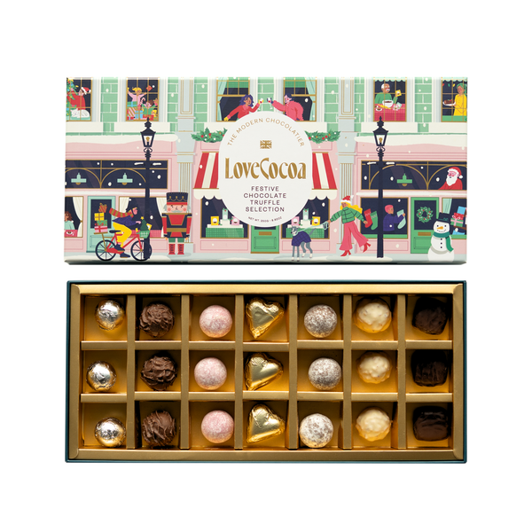 Love Cocoa - Festive 21 Piece Christmas Truffle Box
