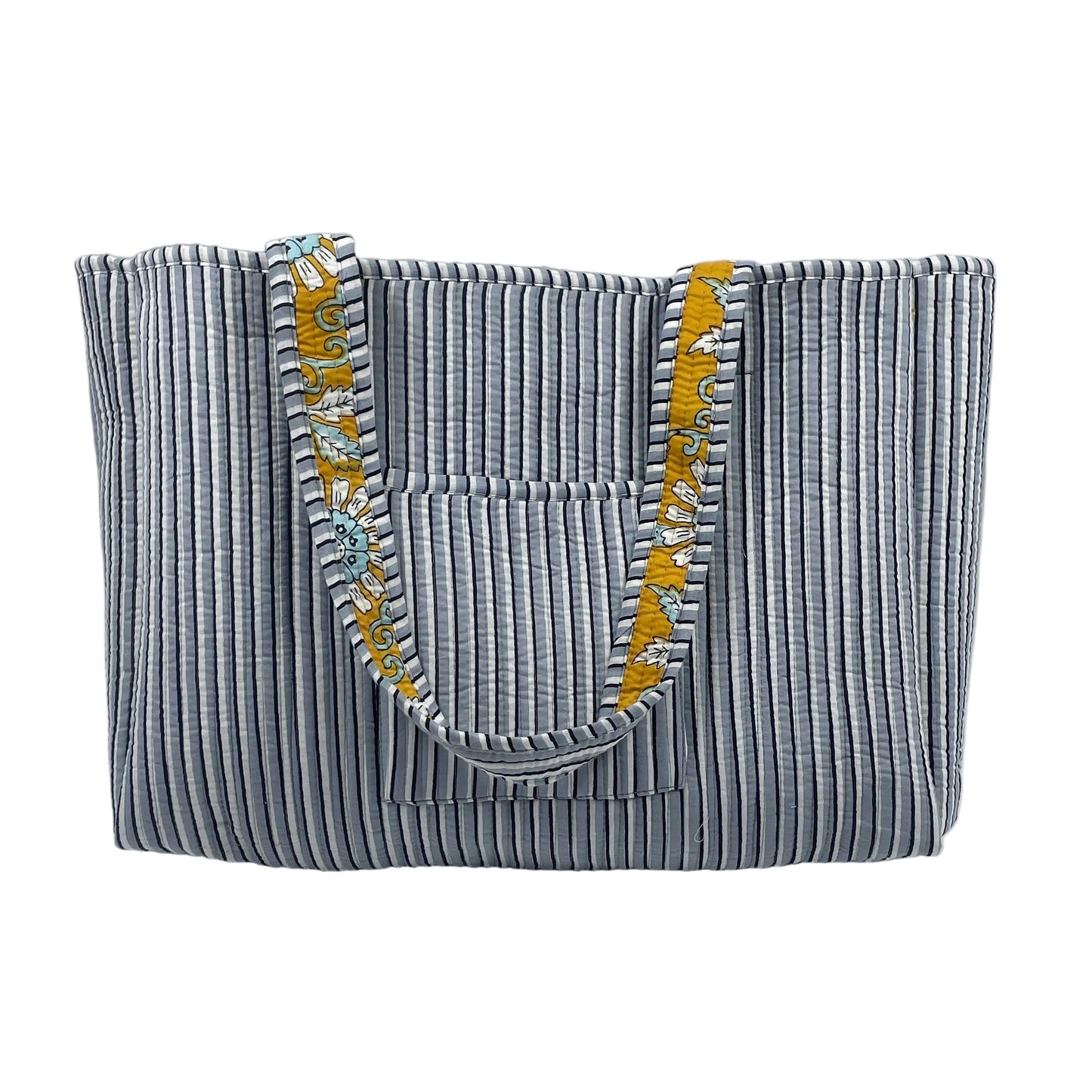 Arabelle Quilted Cotton Tote Bag