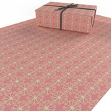 Vegan 100% Recycled Gift Wrap - Green Ditsy