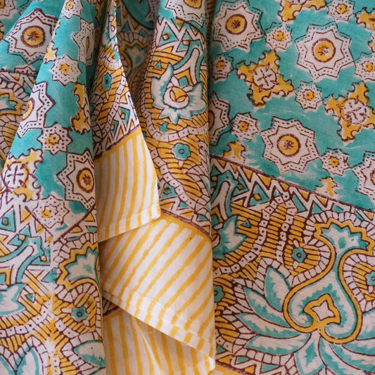 Indian Block Print Scarf / Sarong