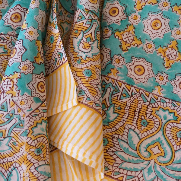 Indian Block Print Scarf / Sarong