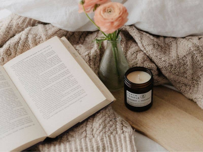 Earth Candle Bergamot + Patchouli Soy Wax Candle