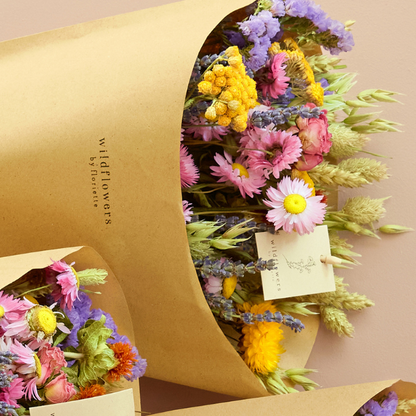 Medium Dried Flower Bouquet - Multicolour