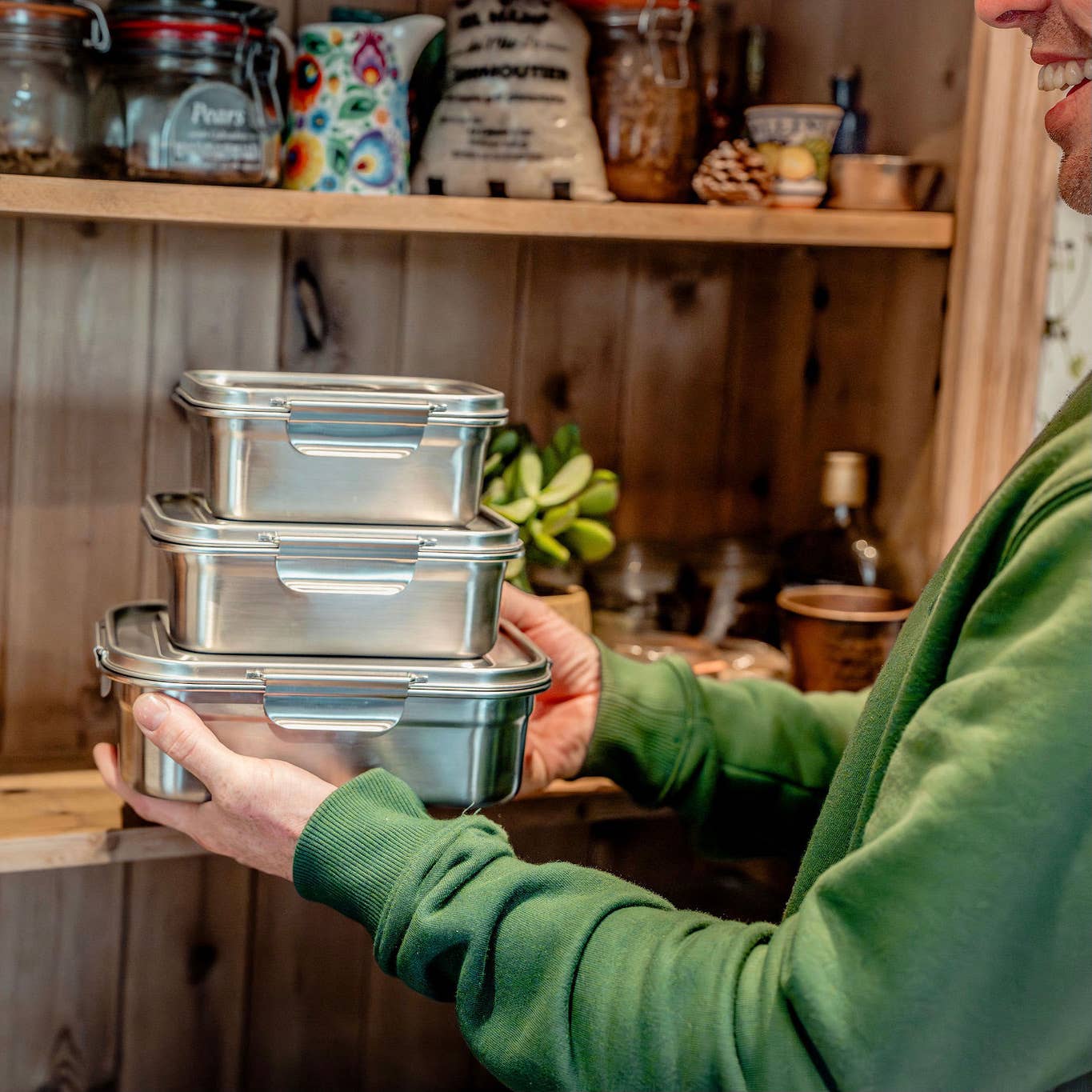 Clip & Seal Stainless Steel Lunchbox - Small / Medium /Large