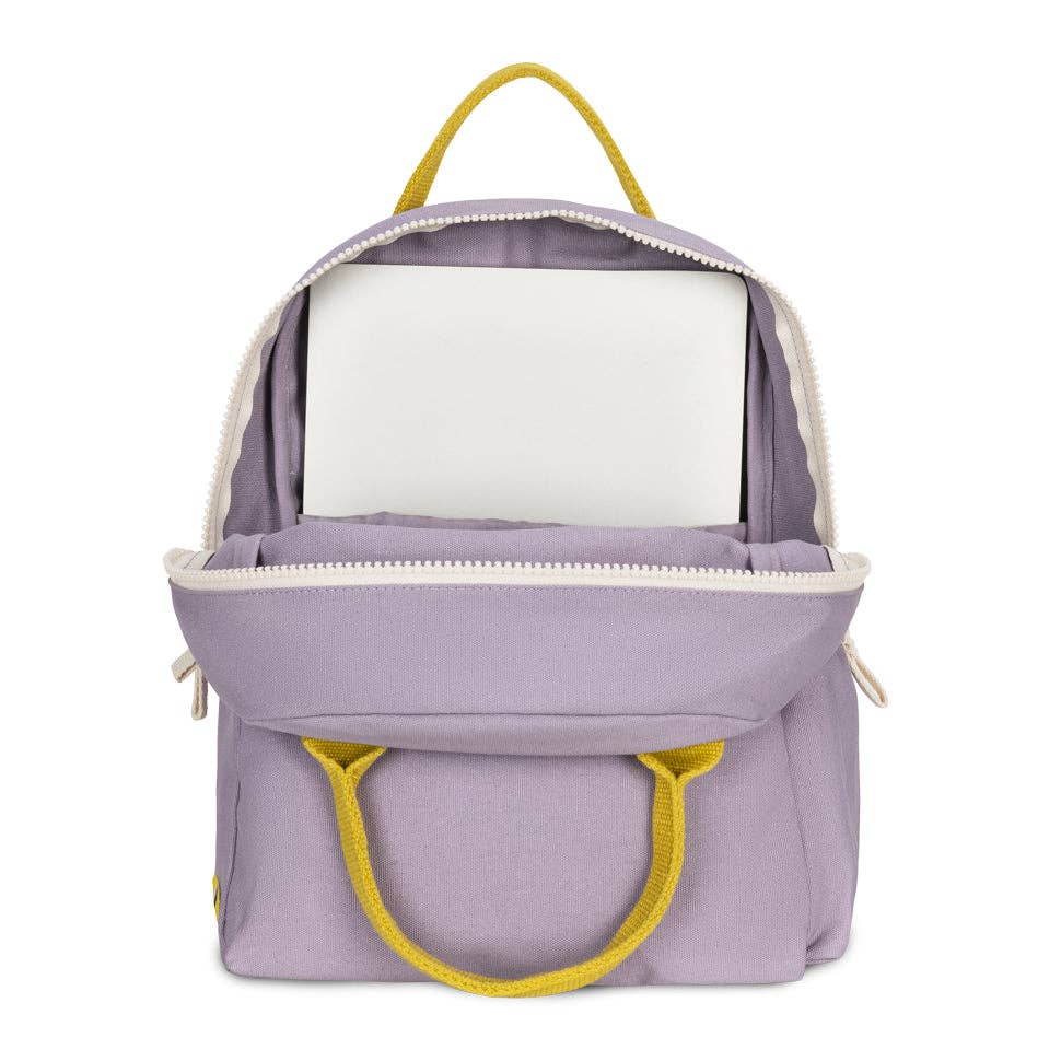 Fluf B Pack Jr Organic Cotton Kids Backpack Lavender
