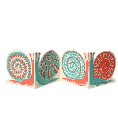 Snail Mail Concertina Card