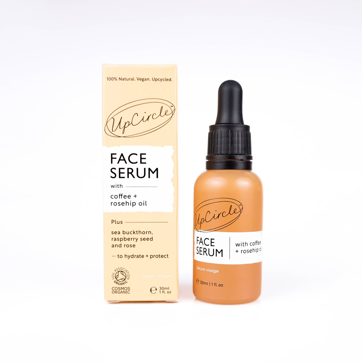 UpCircle Collagen Boosting Organic Face Serum with Coffee + Rosehip
