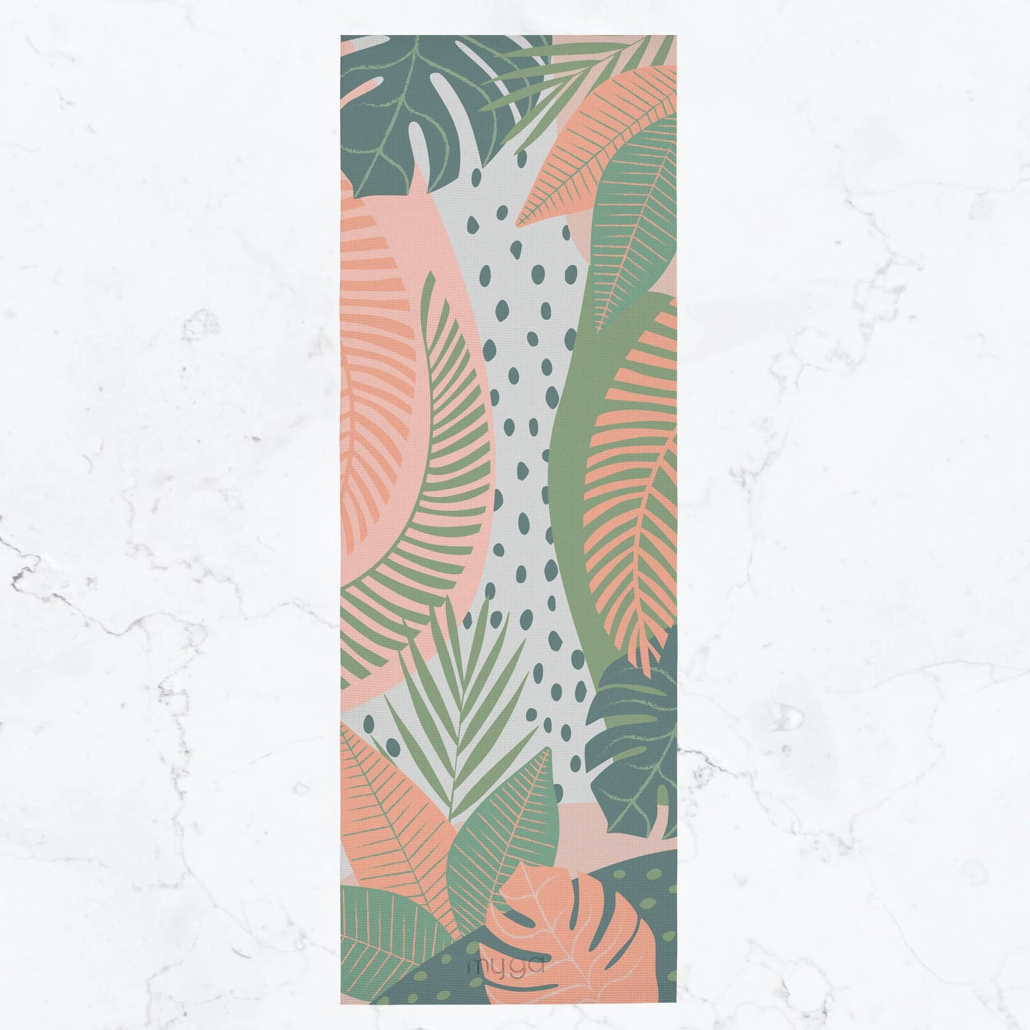 Palm Print Yoga Mat