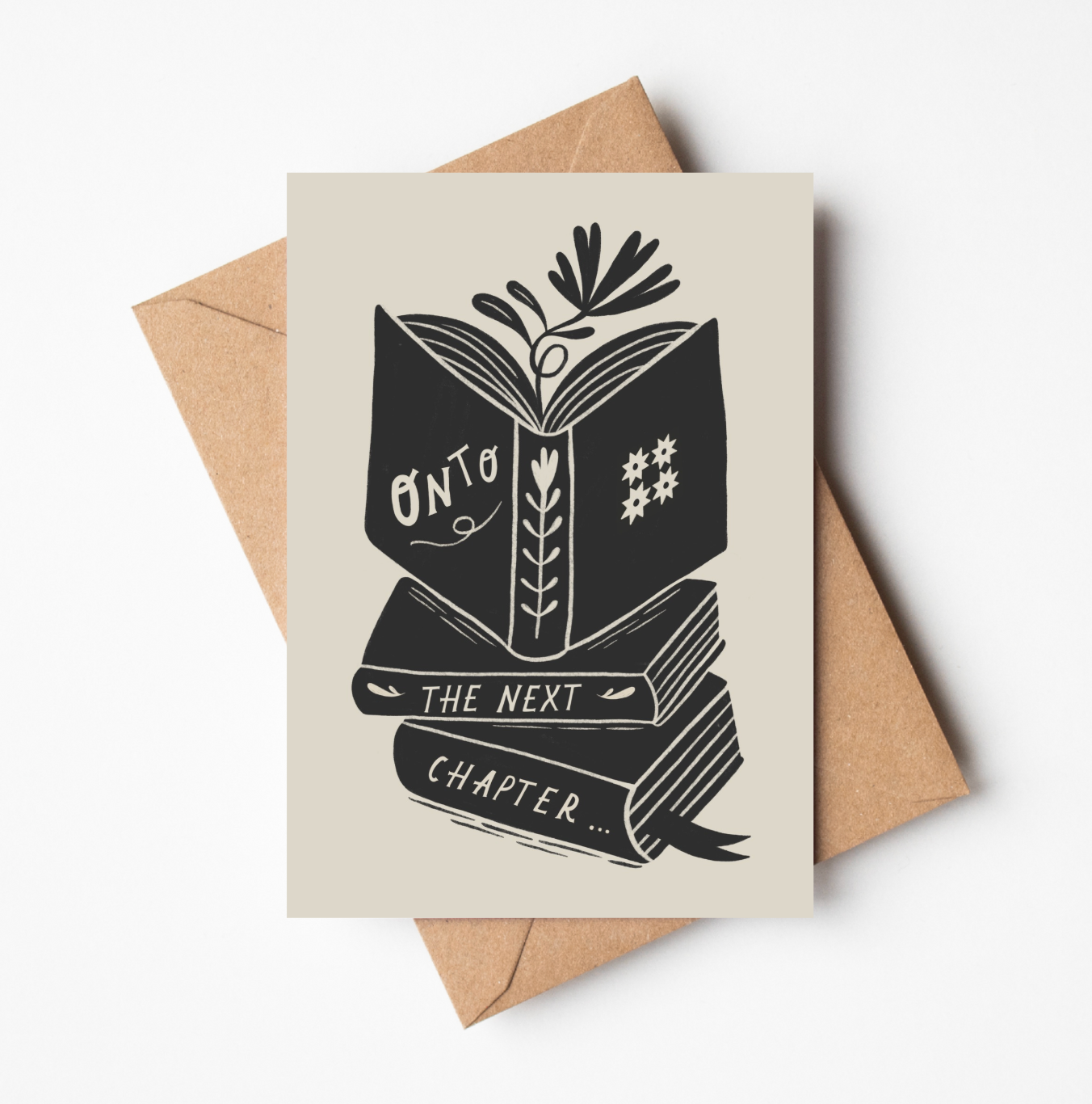 'Onto The Next Chapter…’ Greeting Card