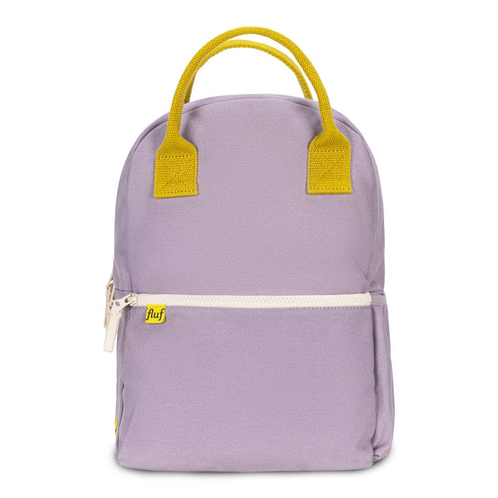 Fluf B Pack Jr Organic Cotton Kids Backpack Lavender