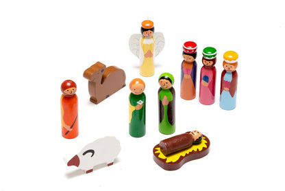 Fair Trade Wooden Nativity Set