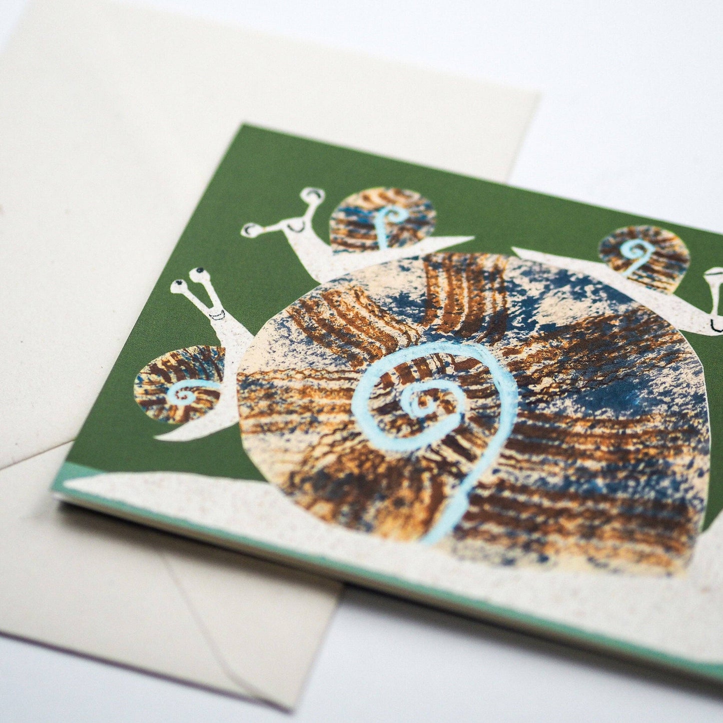 Snail Family Greeting Card