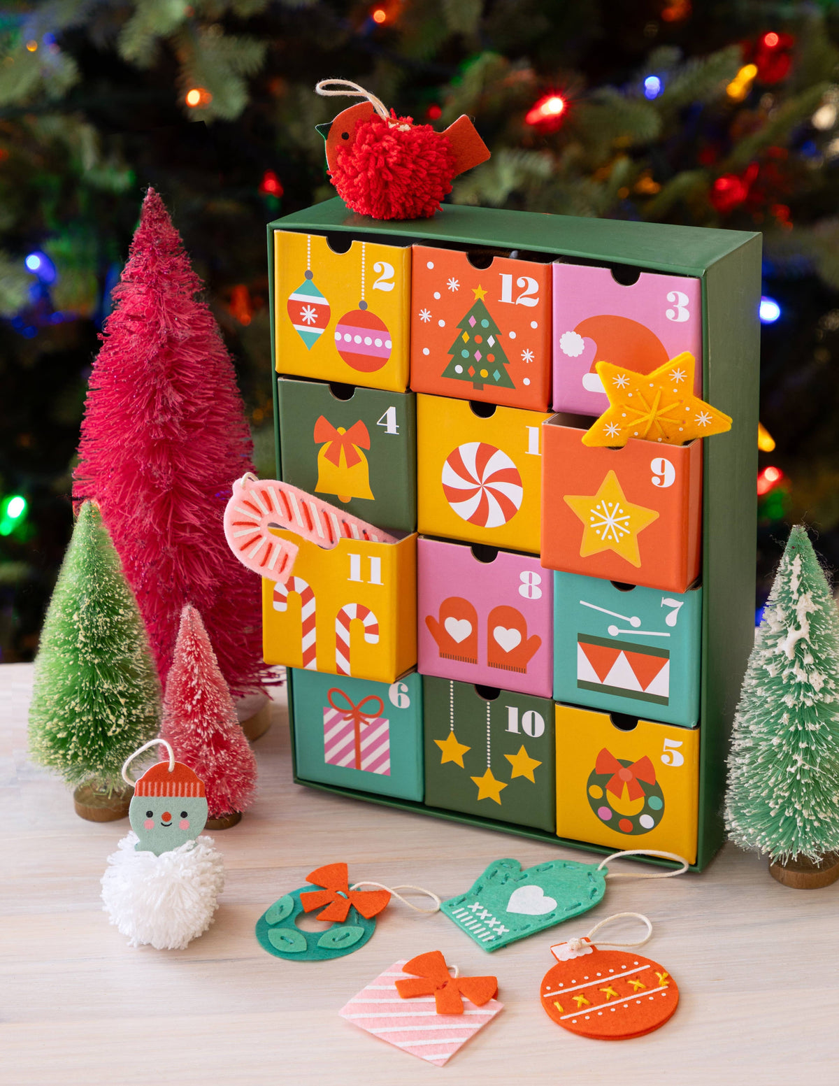 12 Crafts of Christmas Advent Calendar - A 12 Window Advent Calendar Craft Kit