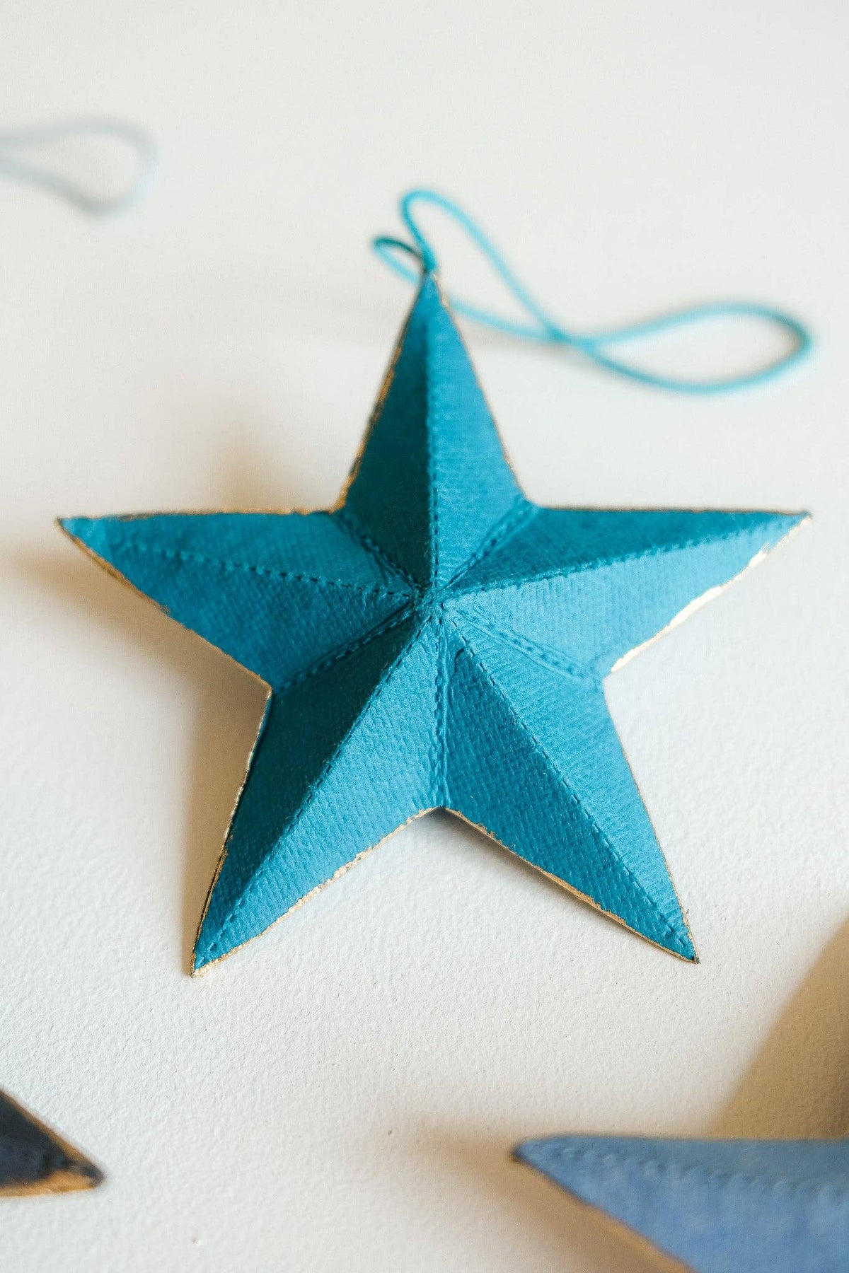 East End Press Set of Five Star Ornaments