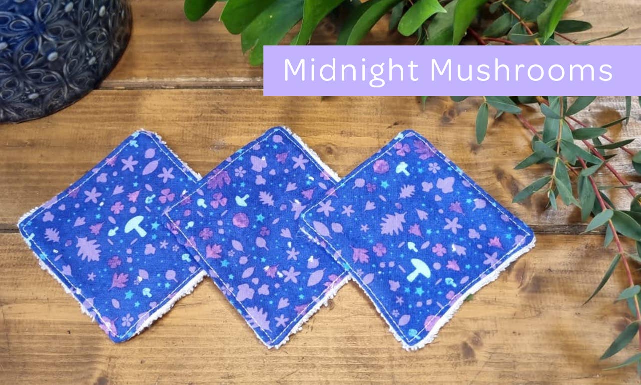 Handmade Cotton Scrubbies - Reusable Face Wipes