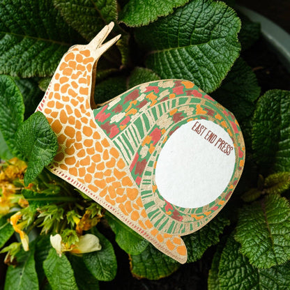 Slow Snail Greeting Card