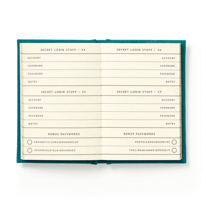 Definitely Not My Passwords Tiny Diary