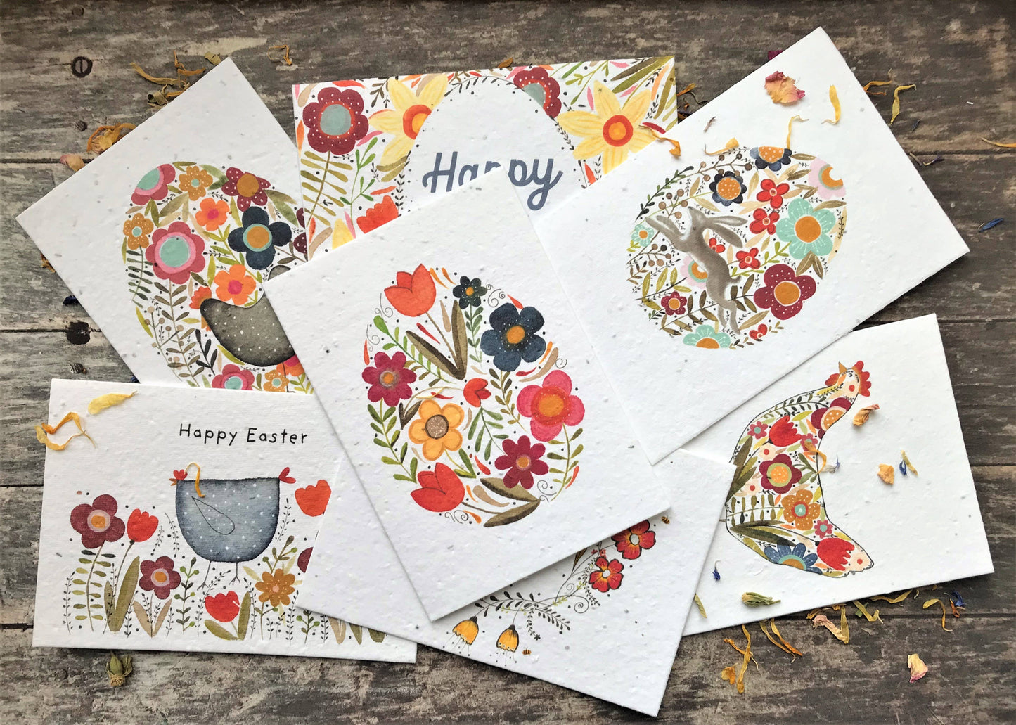 Leaping Hare Plantable Easter Card