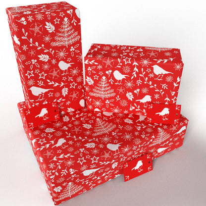 Christmas Robin Wrapping Paper