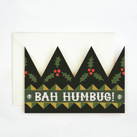 Bah Humbug Party Hat Card