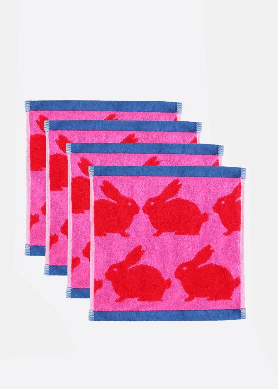 Rabbits Organic Cotton Face Cloth