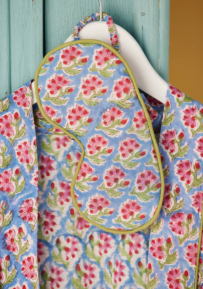 Reversible Indian Block Print Cotton Eye Mask