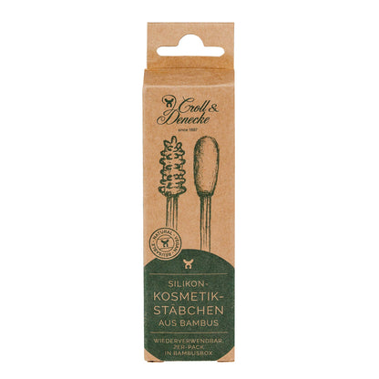 Silicone & Bamboo Cosmetic Swabs