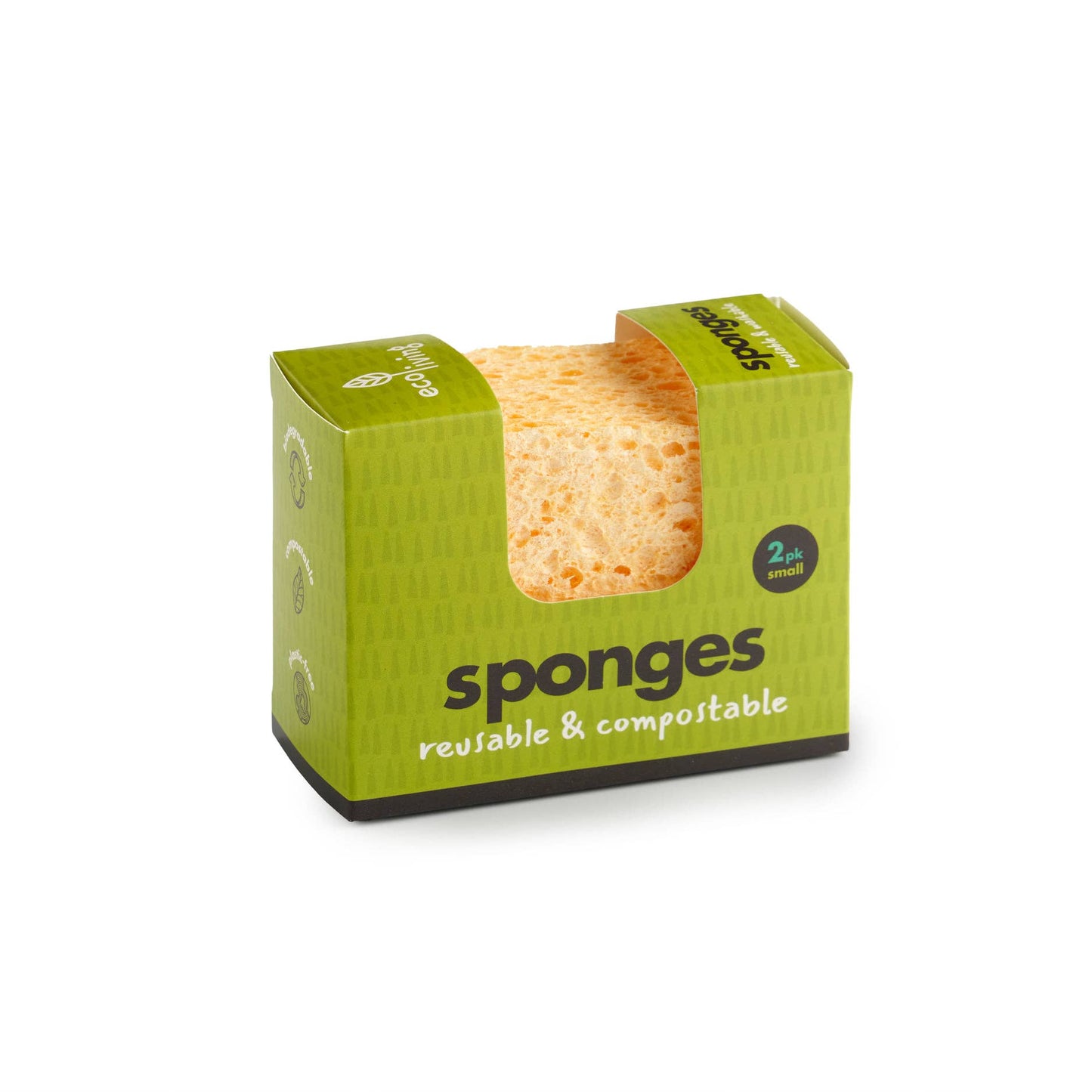Compostable Sponge Wavy Duo - EcoLiving