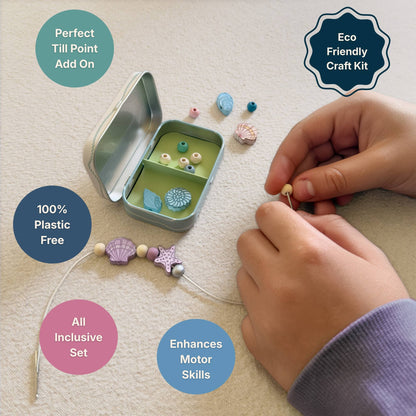 Cotton Twist Seashell Bracelet Gift Kit