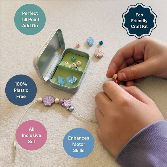 Cotton Twist Seashell Bracelet Gift Kit