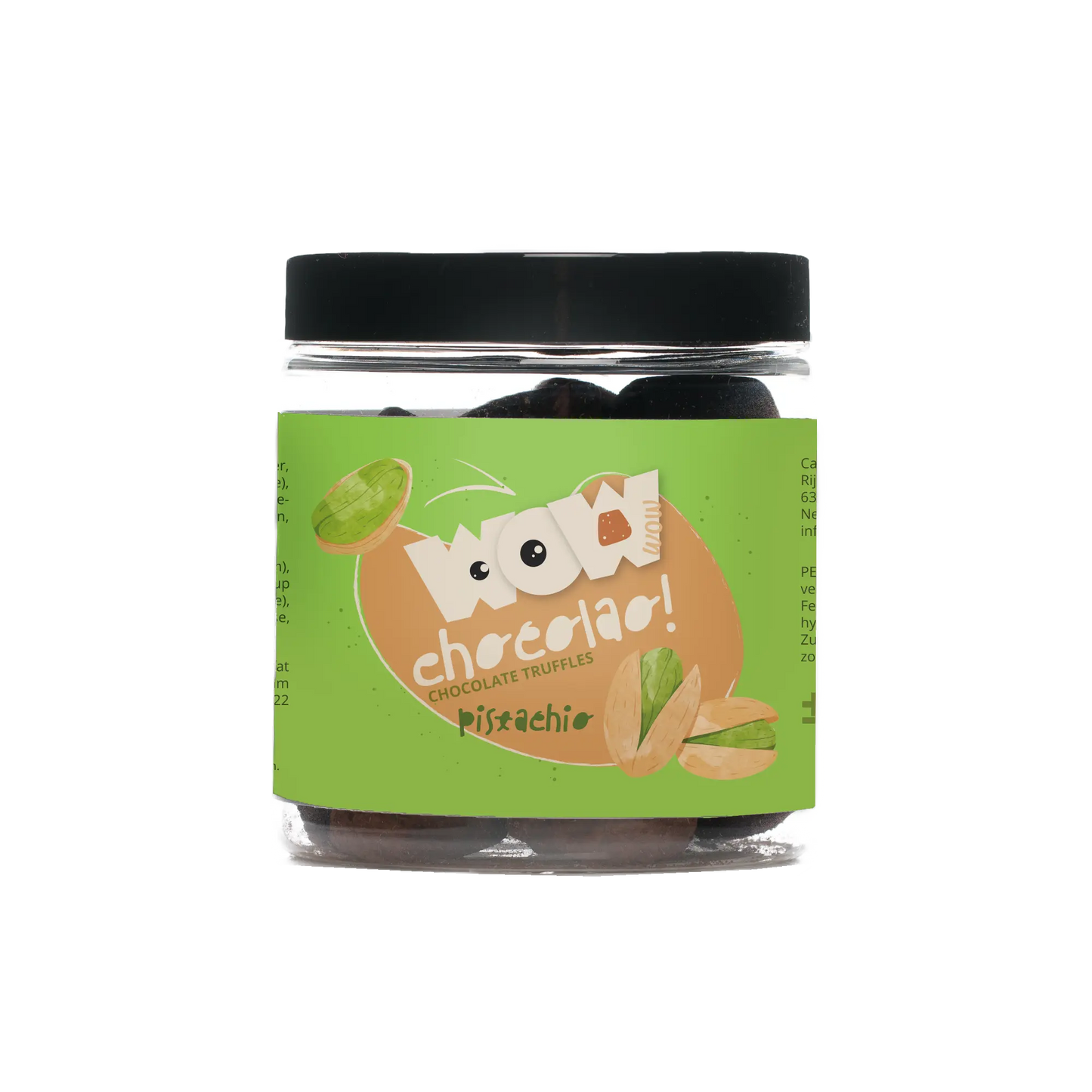 Finest Pistachio Chocolate Truffles - 130g Gift Jar