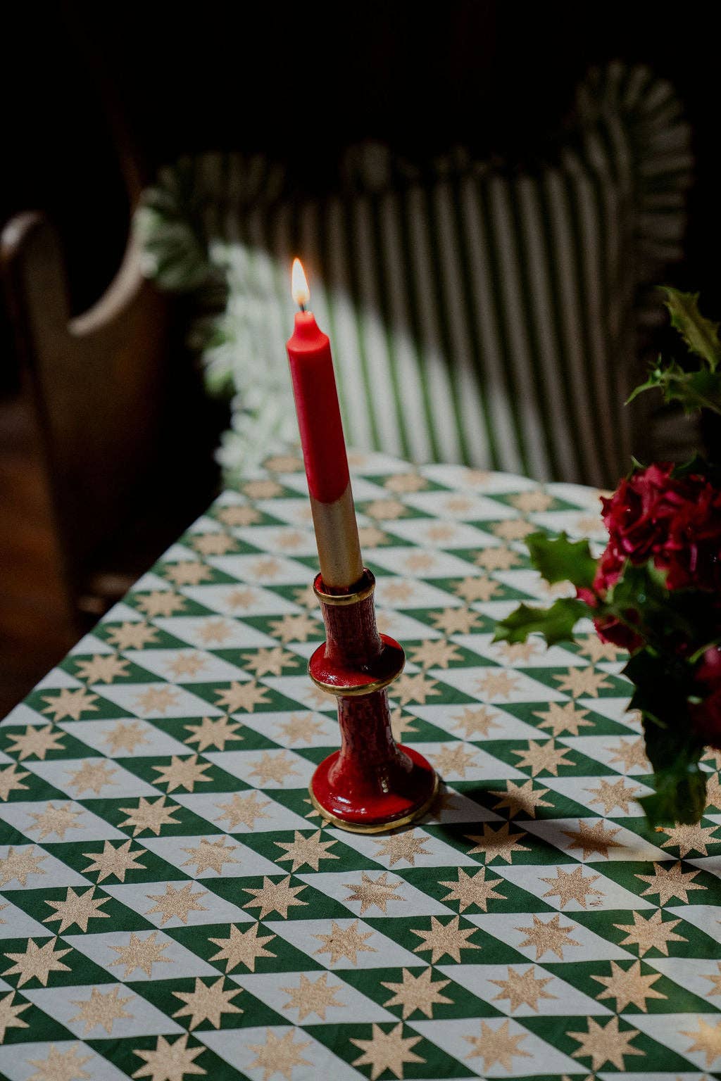 Wintergreen Seville Star Tablecloth