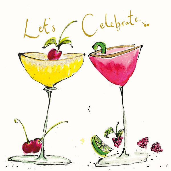 ‘Let's Celebrate’ Gold Foil Card
