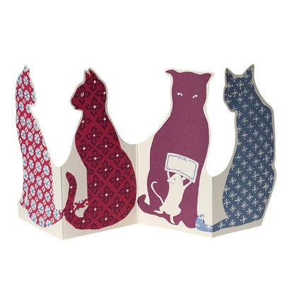 Calico Cats Concertina Card