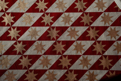 Merlot Seville Star Blockprint Tablecloth